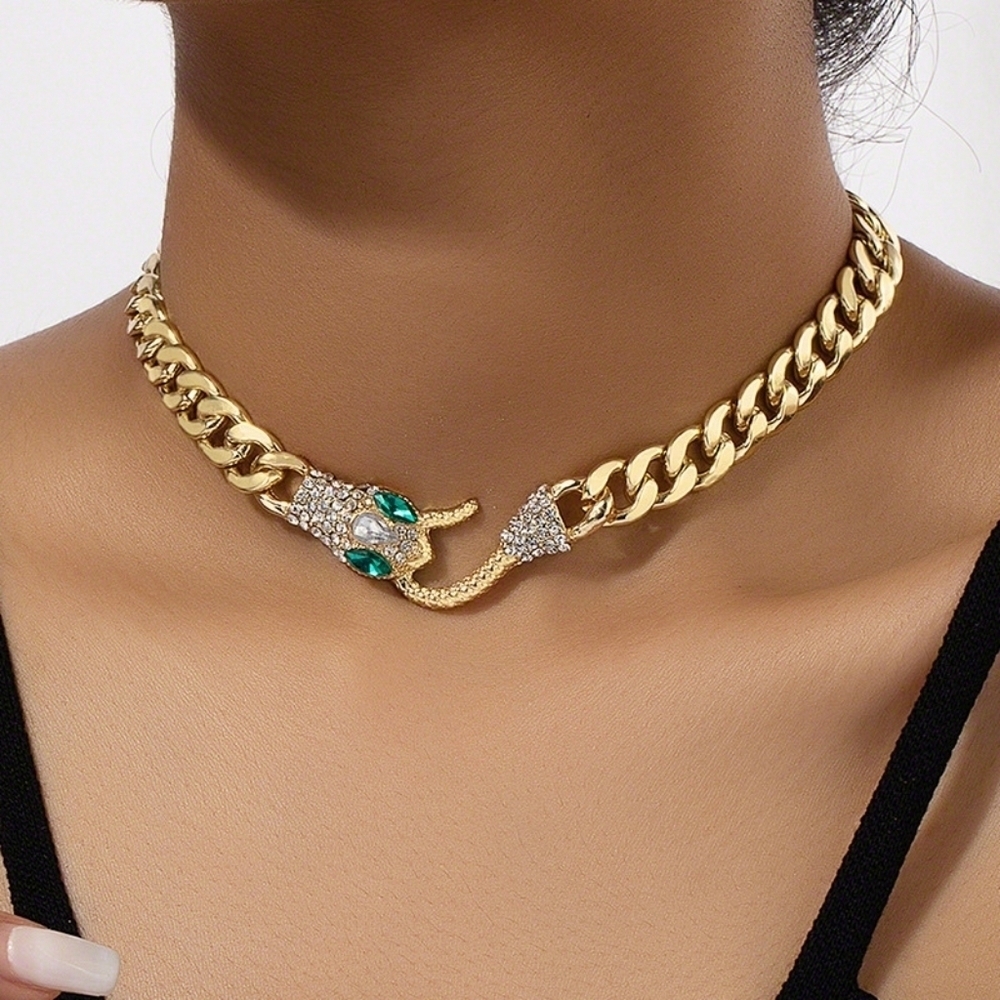 Gold Snake Necklace